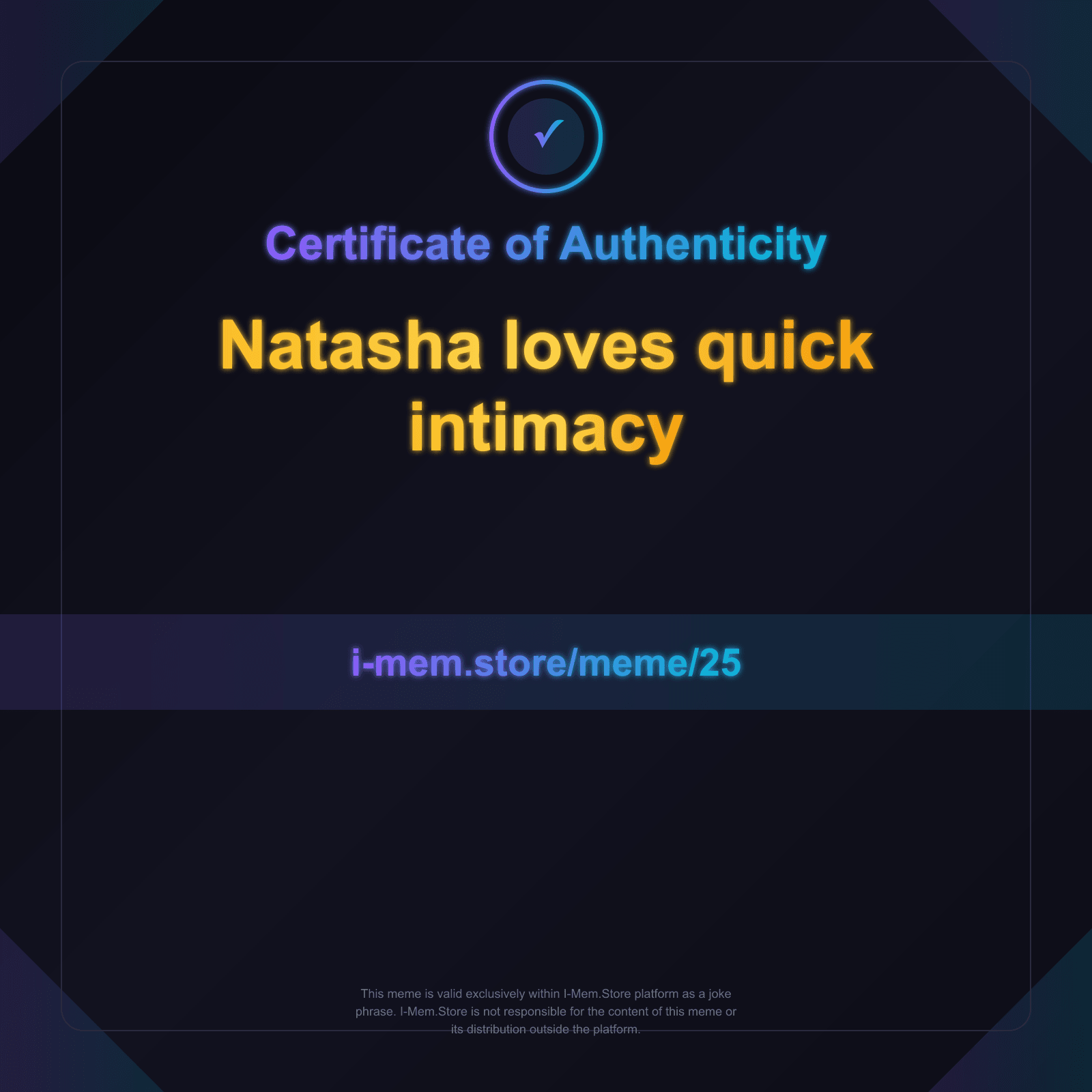Certificate of Authenticity
