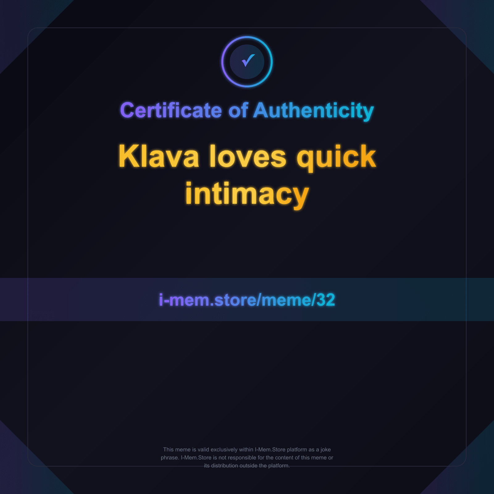 Certificate of Authenticity