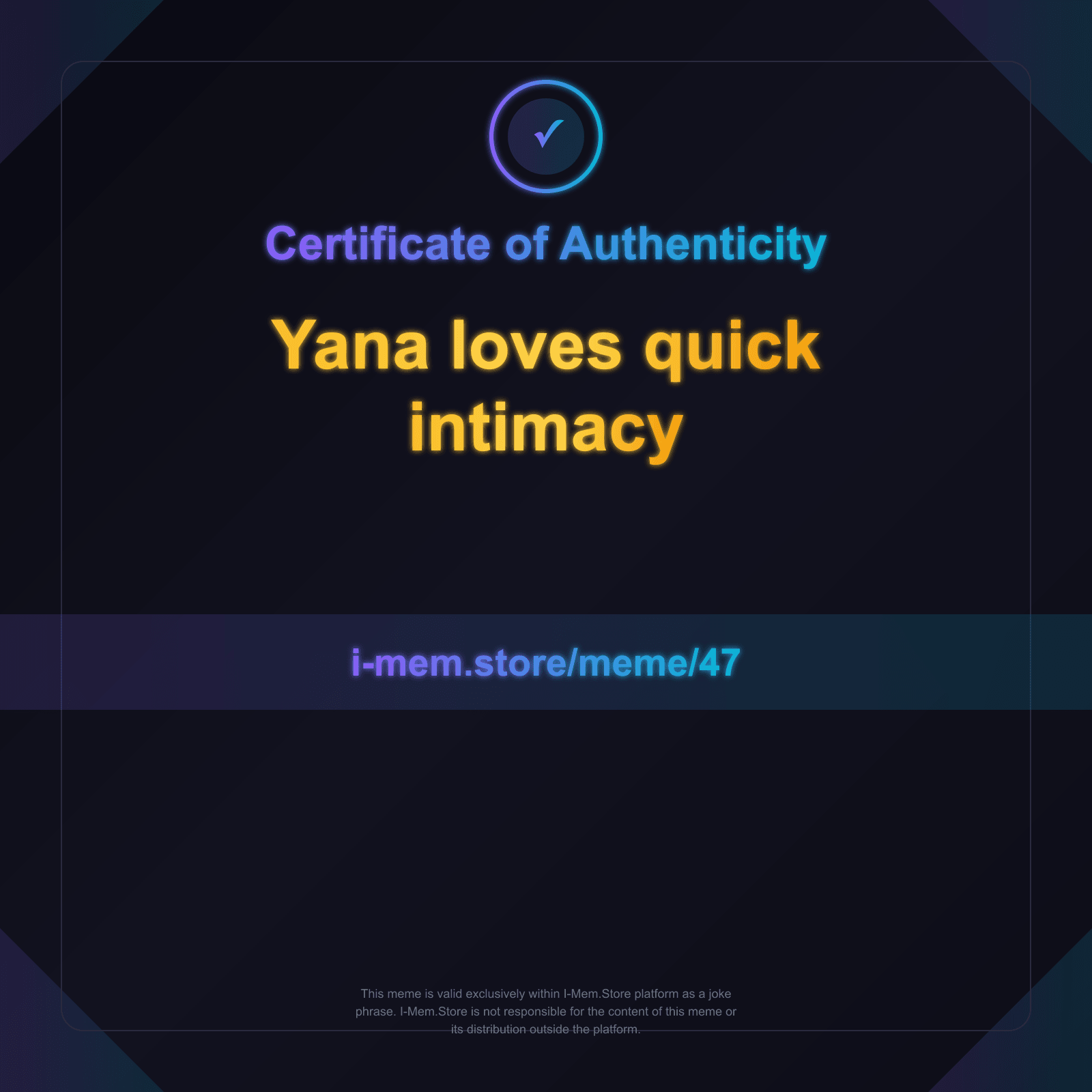 Certificate of Authenticity