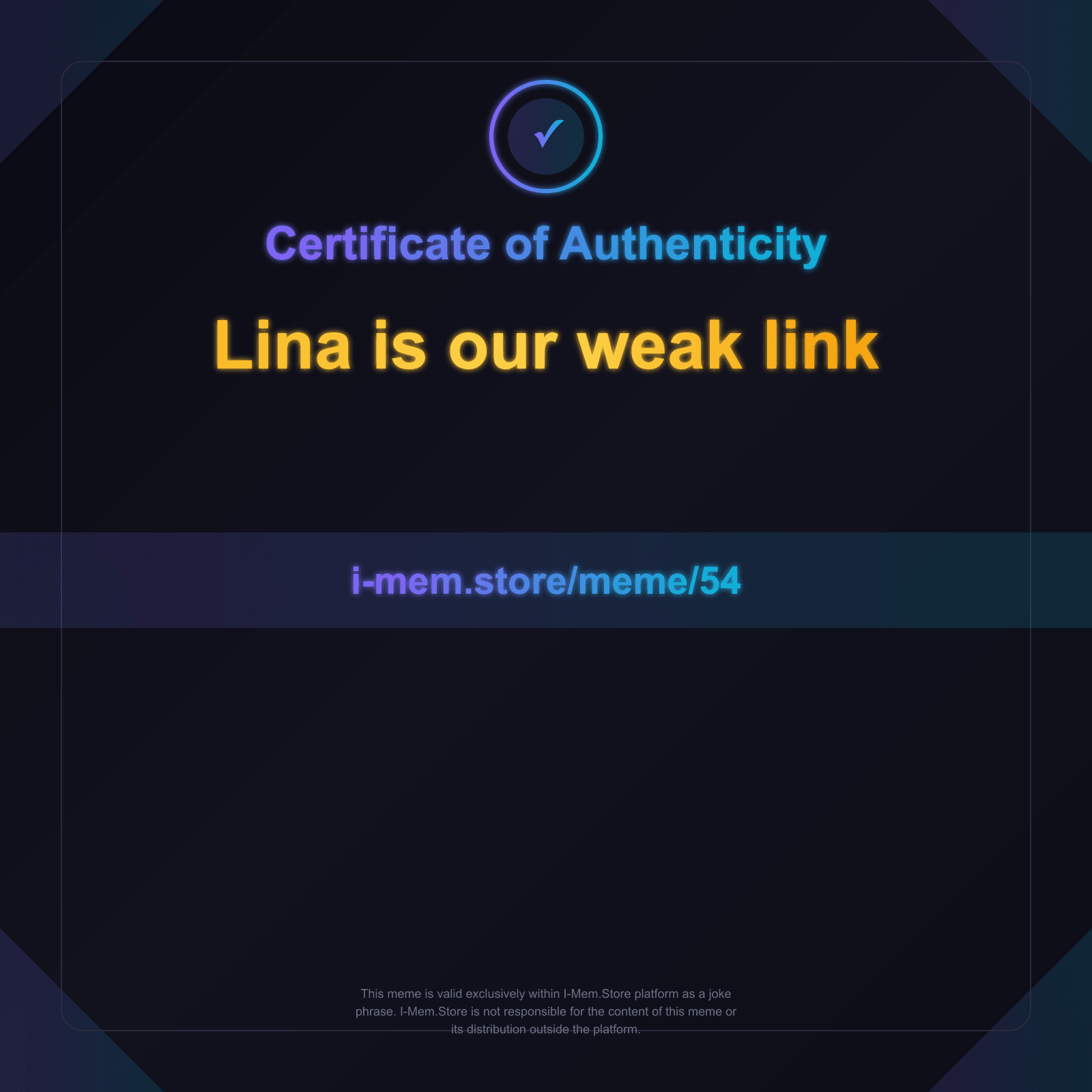 Certificate of Authenticity
