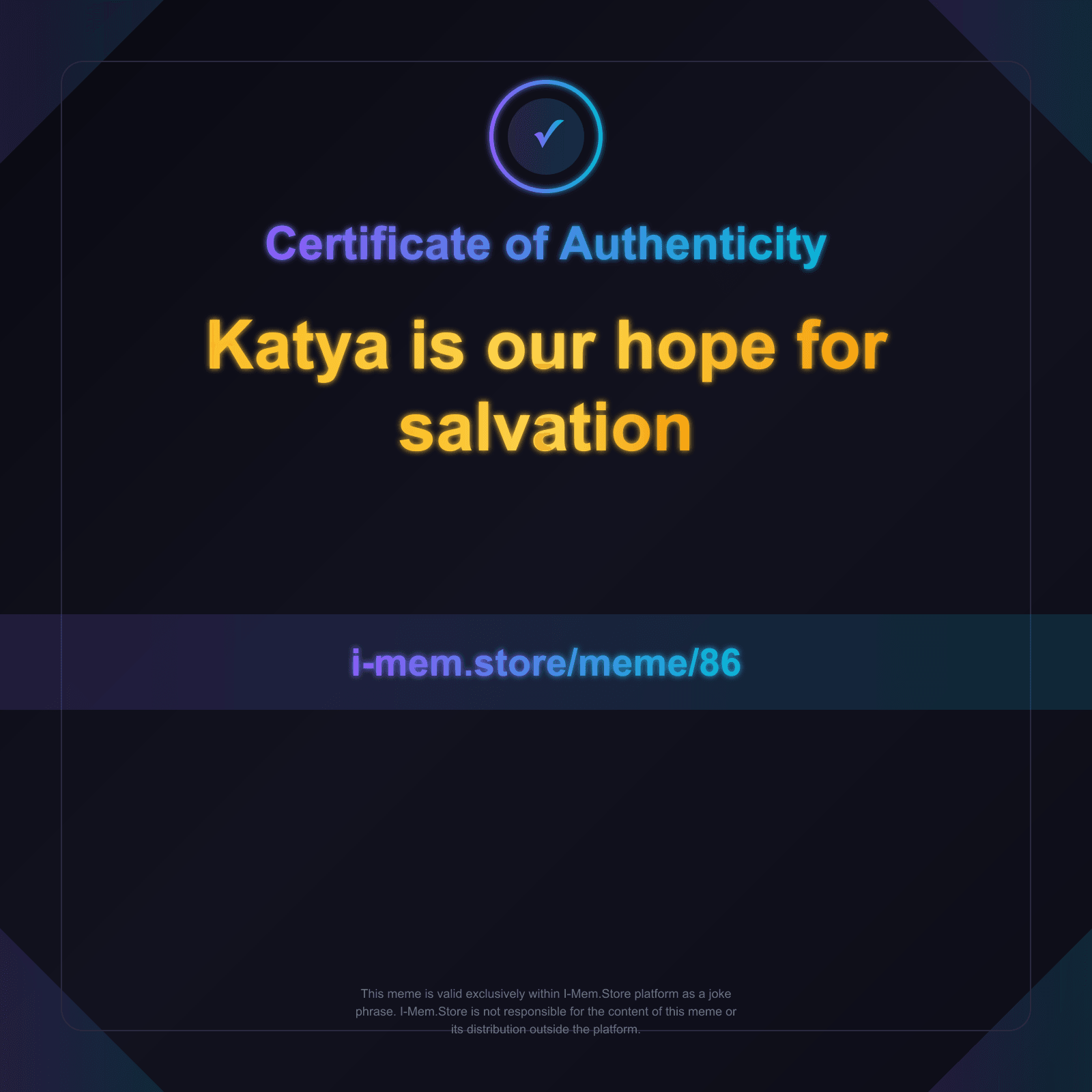 Certificate of Authenticity